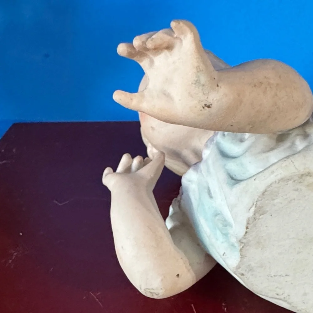Vintage Ceramic Piano Baby Planter
